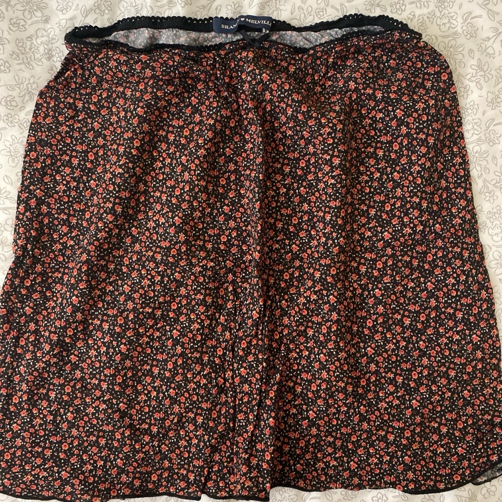 Brandy Melville Jackie Floral Mini Skirt
